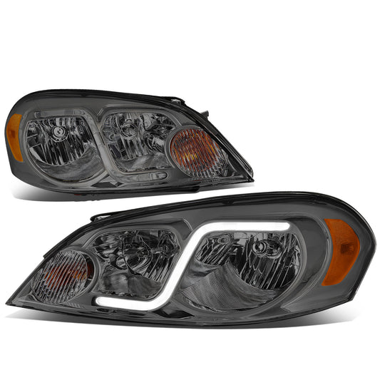 FAROS 06-13 CHEVY IMPALA / 06-07 MONTE CARLO / 14-16 CHEVY IMPALA LIMITED 2/4-DOOR - LED DRL - SMOKE HOUSING / AMBER CORNER - H11 LOW BEAM / H9 HIGH BEAM