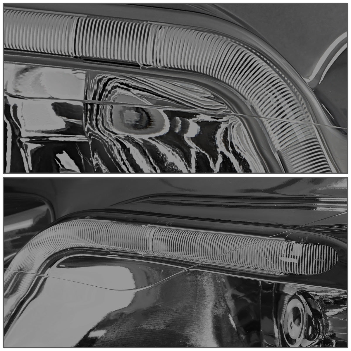 FAROS 06-13 CHEVY IMPALA / 06-07 MONTE CARLO / 14-16 CHEVY IMPALA LIMITED 2/4-DOOR - LED DRL - SMOKE HOUSING / CLEAR CORNER - H11 LOW BEAM / H9 HIGH BEAM