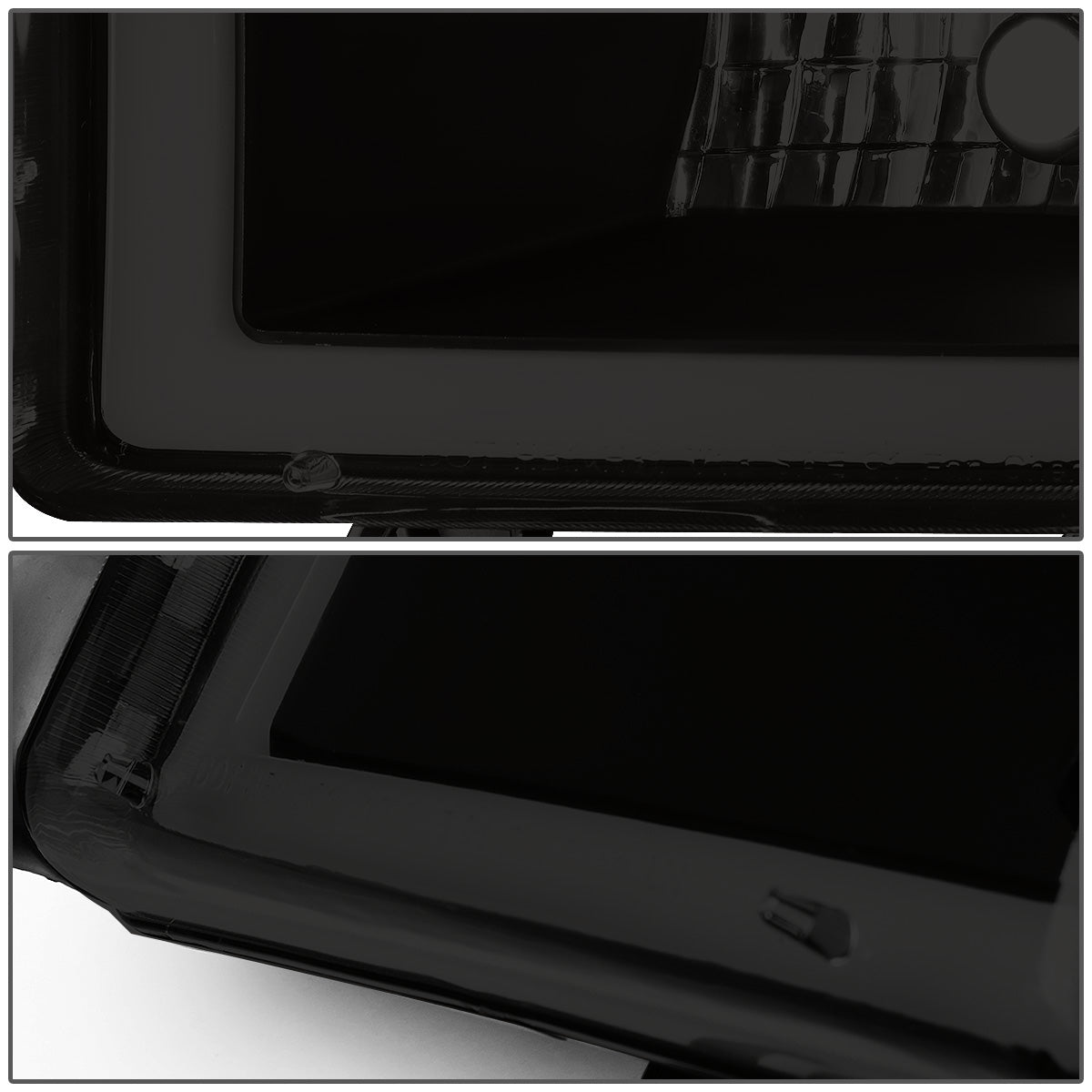 FAROS 94-01 DODGE RAM 1500 / 94-02 DODGE RAM 2500 3500 - DOES NOT FIT SPORT MODELS - LED DRL - SMOKE HOUSING / CLEAR CORNER - 9004 LOW BEAM / HIGH BEAM