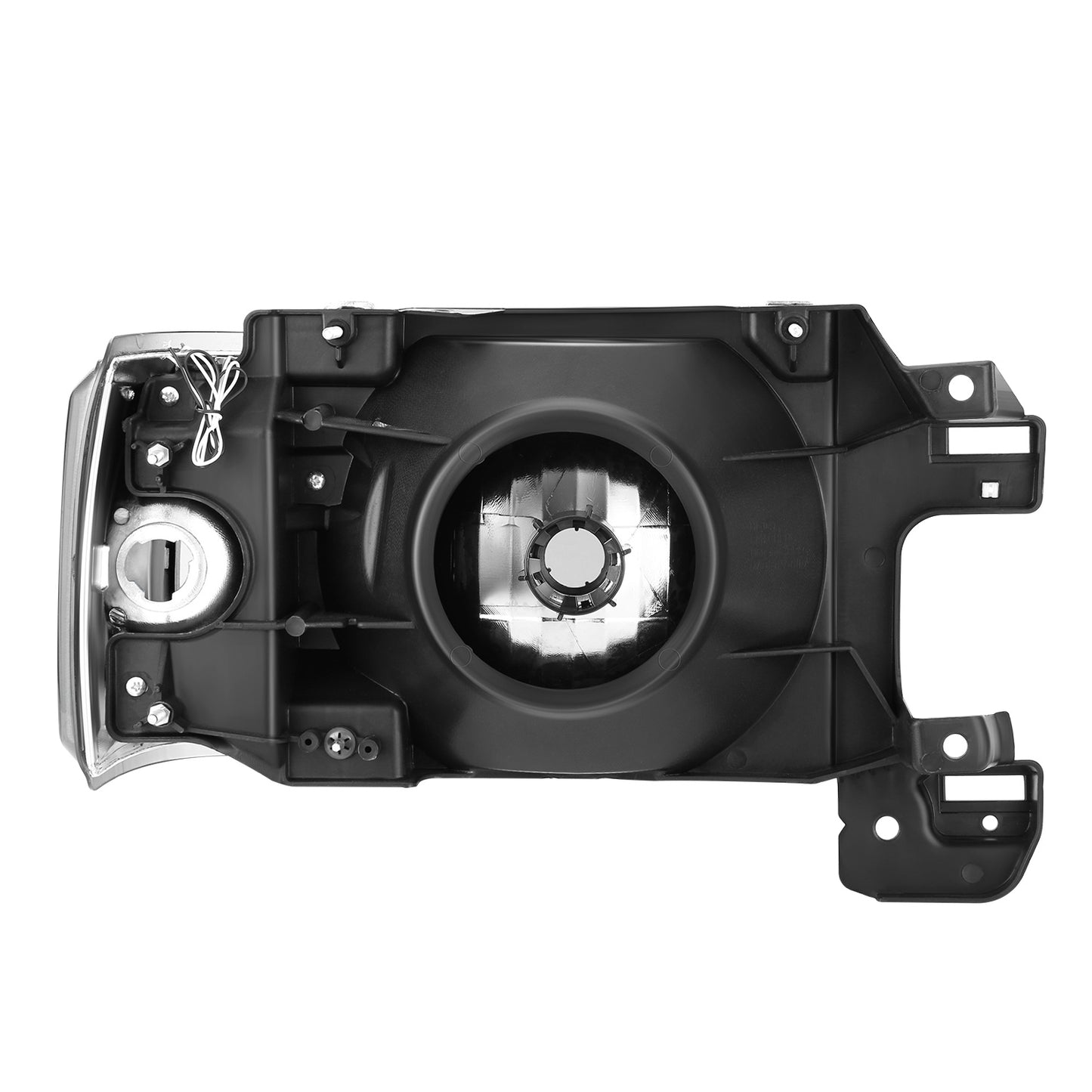 FAROS 87-91 FORD BRONCO - 81-91 FORD F-150 / 87-91 FORD F-250 / 87-91 FORD F-350 - LED DRL - SMOKE HOUSING / CLEAR CORNER - 9004 HIGH BEAM / LOW BEAM / 3157 SIGNAL