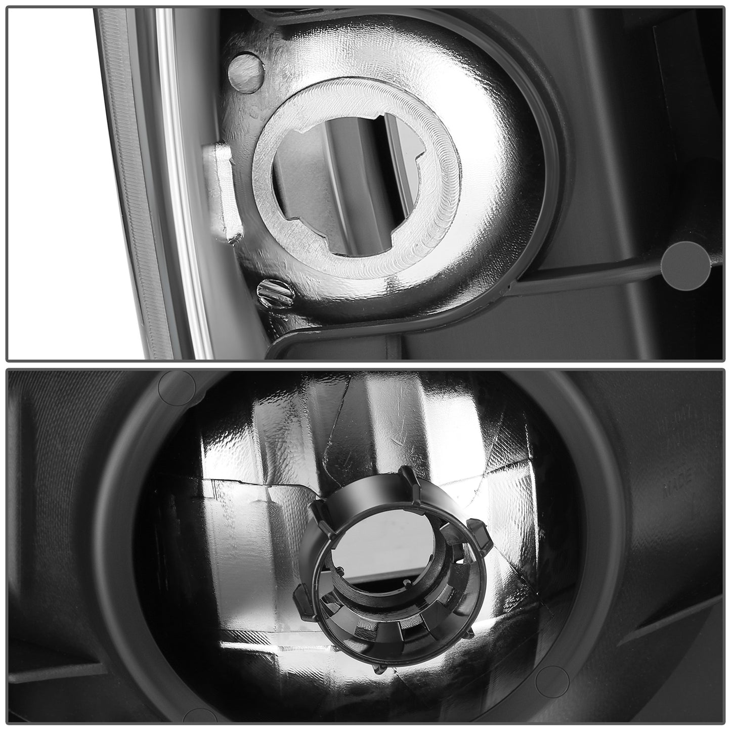 FAROS 87-91 FORD BRONCO - 81-91 FORD F-150 / 87-91 FORD F-250 / 87-91 FORD F-350 - LED DRL - SMOKE HOUSING / CLEAR CORNER - 9004 HIGH BEAM / LOW BEAM / 3157 SIGNAL