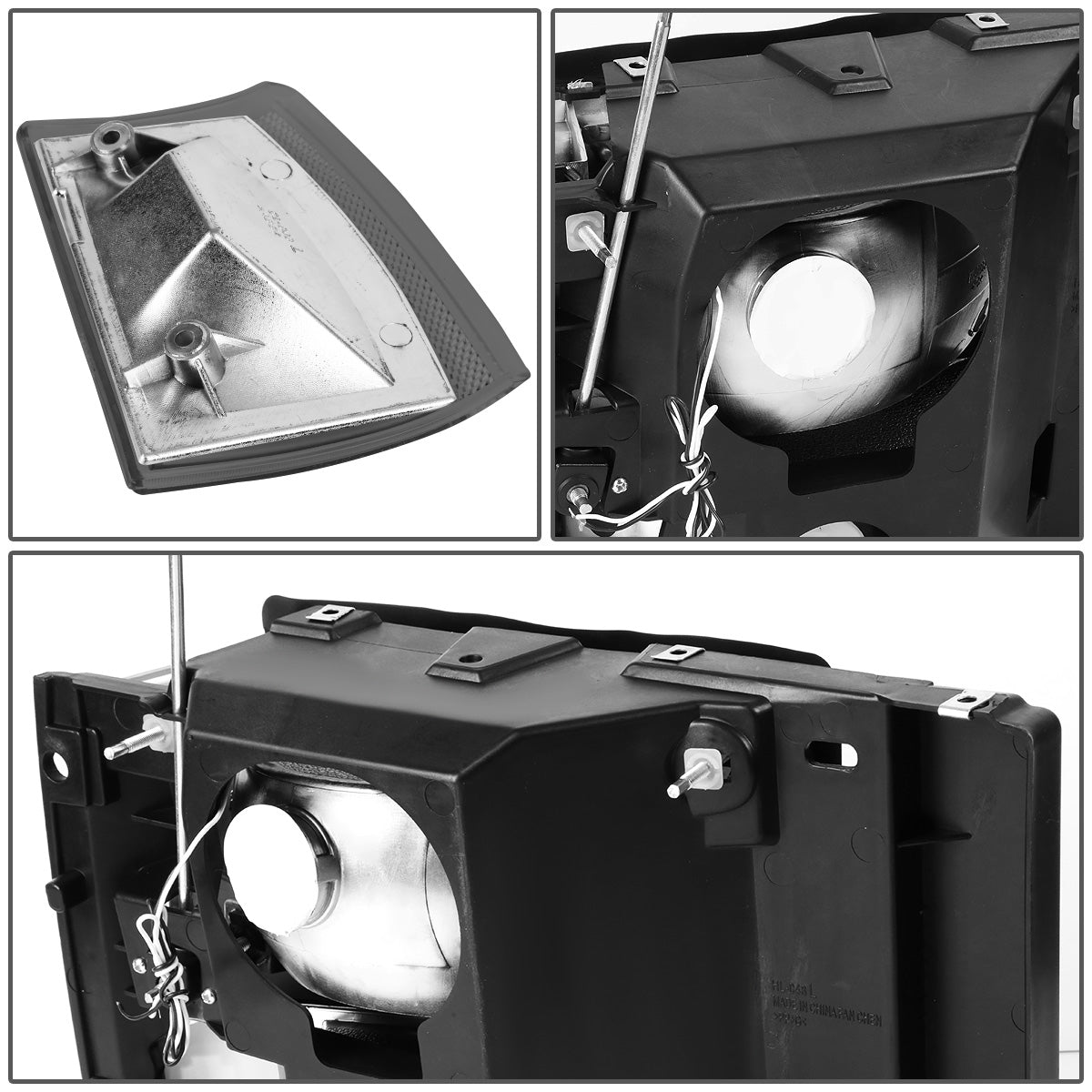 FAROS 91-94 FORD EXPLORER - LED RUNNING LIGHTS REQUIRE TAPPING INTO EXISTING WIRING - LED DRL - SMOKE HOUSING / CLEAR CORNER - 9004 LOW BEAM / 9004 HIGH BEAM