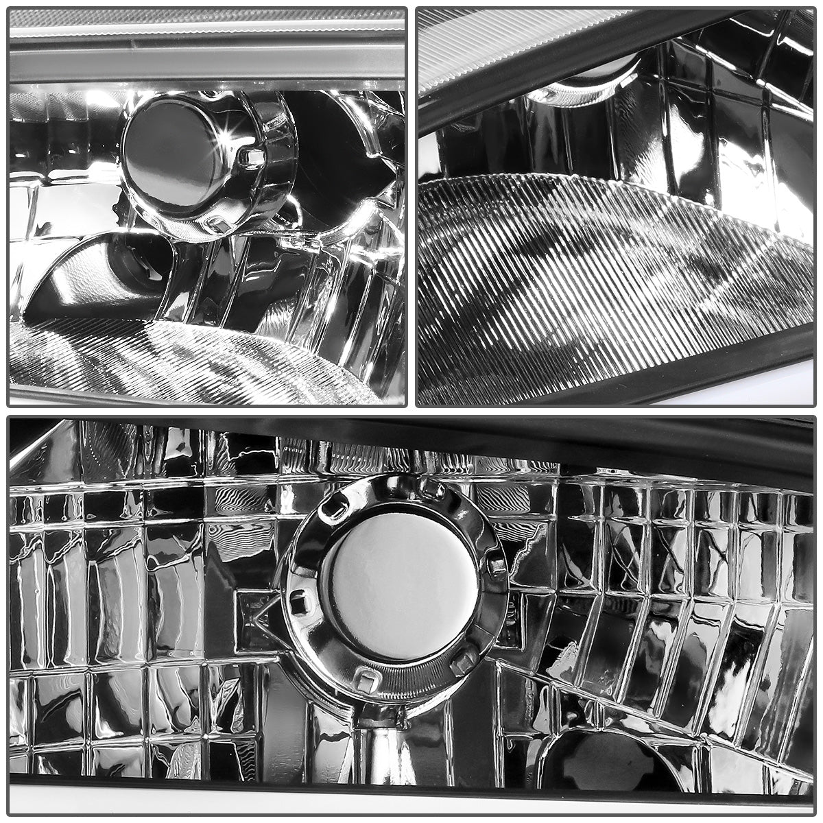 FAROS 92-95 HONDA CIVIC 2/3DR - DRL REQUIRES WIRING INTO EXISTING LIGHTING HARNESS - LED DRL - BLACK HOUSING / CLEAR CORNER - H4 HEADLIGHT / LED SIGNAL