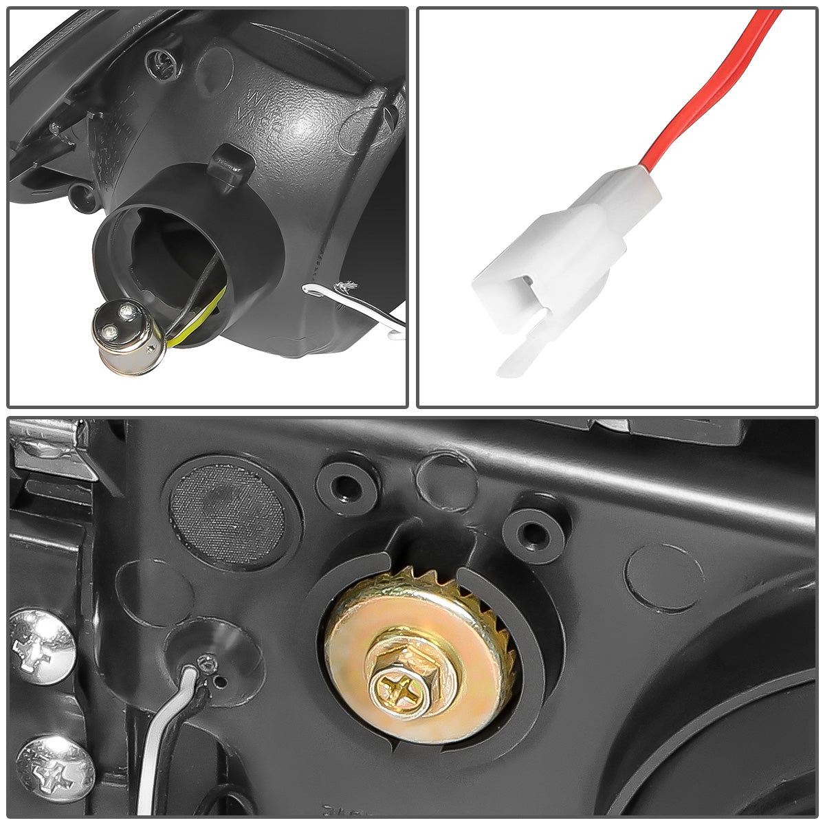 FAROS 92-95 HONDA CIVIC 2/3DR - DRL REQUIRES WIRING INTO EXISTING LIGHTING HARNESS - LED DRL - SMOKE HOUSING / CLEAR CORNER - H4 HEADLIGHT / LED SIGNAL