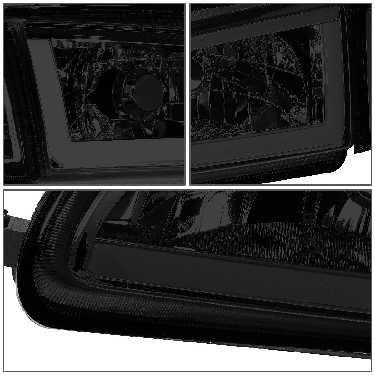 FAROS 92-95 HONDA CIVIC 2/3DR - DRL REQUIRES WIRING INTO EXISTING LIGHTING HARNESS - LED DRL - SMOKE HOUSING / CLEAR CORNER - H4 HEADLIGHT / LED SIGNAL