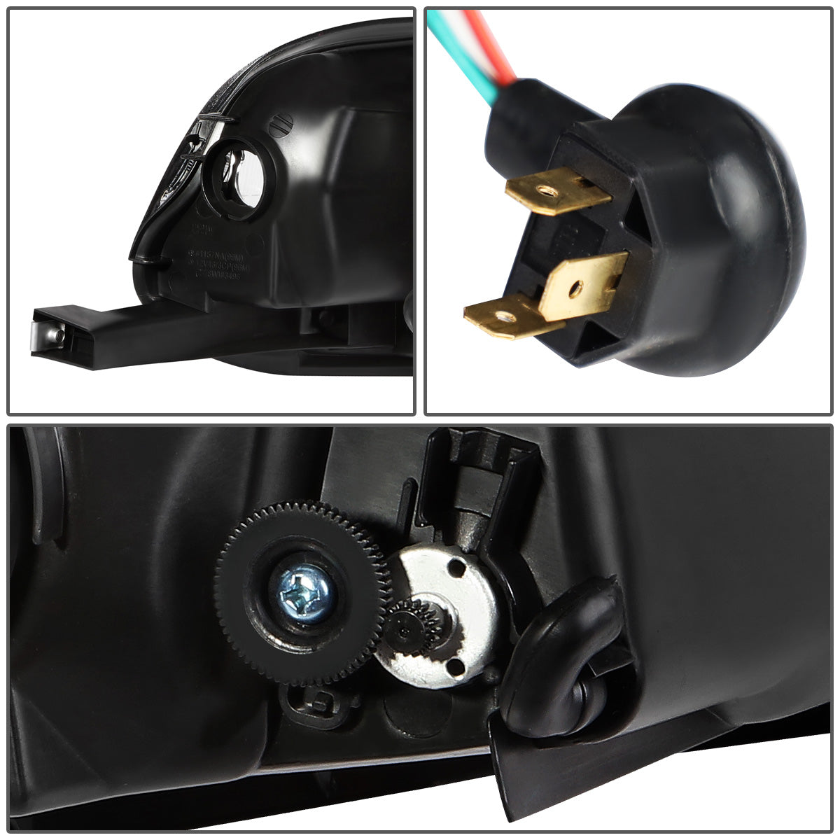 FAROS 96-98 HONDA CIVIC - LED RUNNING LIGHT REQUIRES WIRING INTO EXISTING LIGHTING WIRE HARNESS - LED DRL - PROJECTOR - CHROME HOUSING / CLEAR CORNER - H7 LOW BEAM / H7 HIGH BEAM