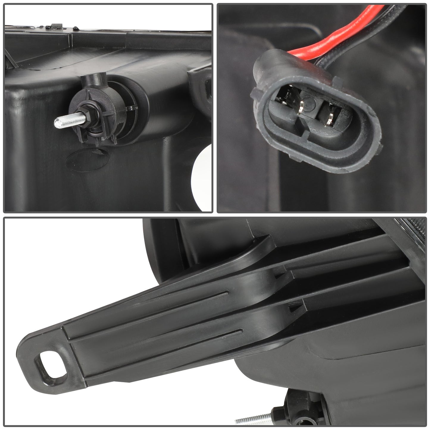 FAROS 07-13 GMC SIERRA 1500 / 07-14 GMC SIERRA 2500, 3500 - DOES NOT FIT 2007 CLASSIC STYLES - LIGHT BAR REQUIRES WIRING INTO EXISTING HARNESS - DUAL U-BAR LED DRL - BLACK HOUSING / AMBER CORNER