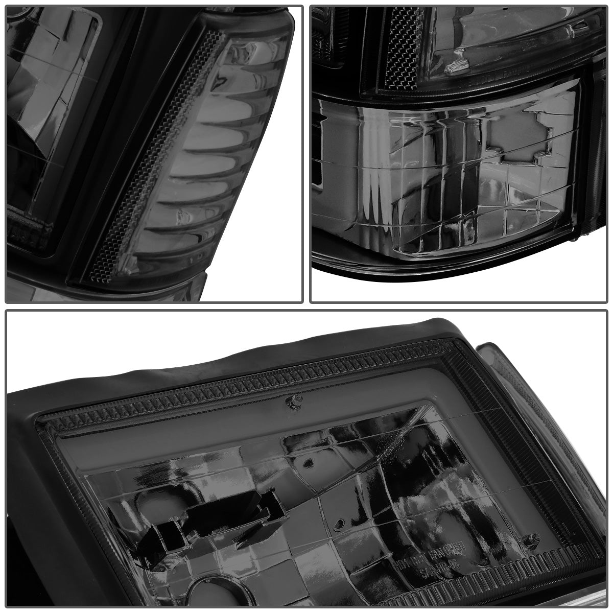 FAROS 91-94 FORD EXPLORER - LED RUNNING LIGHTS REQUIRE TAPPING INTO EXISTING WIRING - LED DRL - SMOKE HOUSING / CLEAR CORNER - 9004 LOW BEAM / 9004 HIGH BEAM