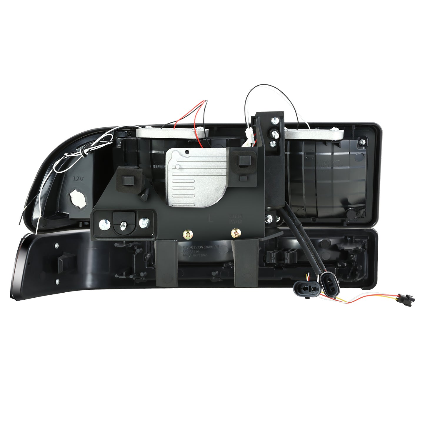 FAROS 98-04 CHEVROLET BLAZER / 98-04 CHEVROLET S10 - 194 MARKER - LED SWITCHBACK L-PATTERN LIGHT BAR - BLACK / AMBER