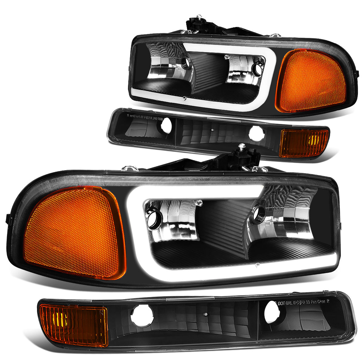 FAROS 99-07 GMC SIERRA 1500 / 01-07 GMC SIERRA 1500HD, SIERRA 2500HD, SIERRA 3500HD / 99-04 GMC SIERRA 2500 / 99-06 GMC YUKON / 00-06 GMC YUKON XL 1500, YUKON XL 2500 / 2001 GMC SIERRA C3 - DOES NOT FIT DENALI TRIMS / FITS 2007 CLASSIC MODELS ONLY - C-BAR