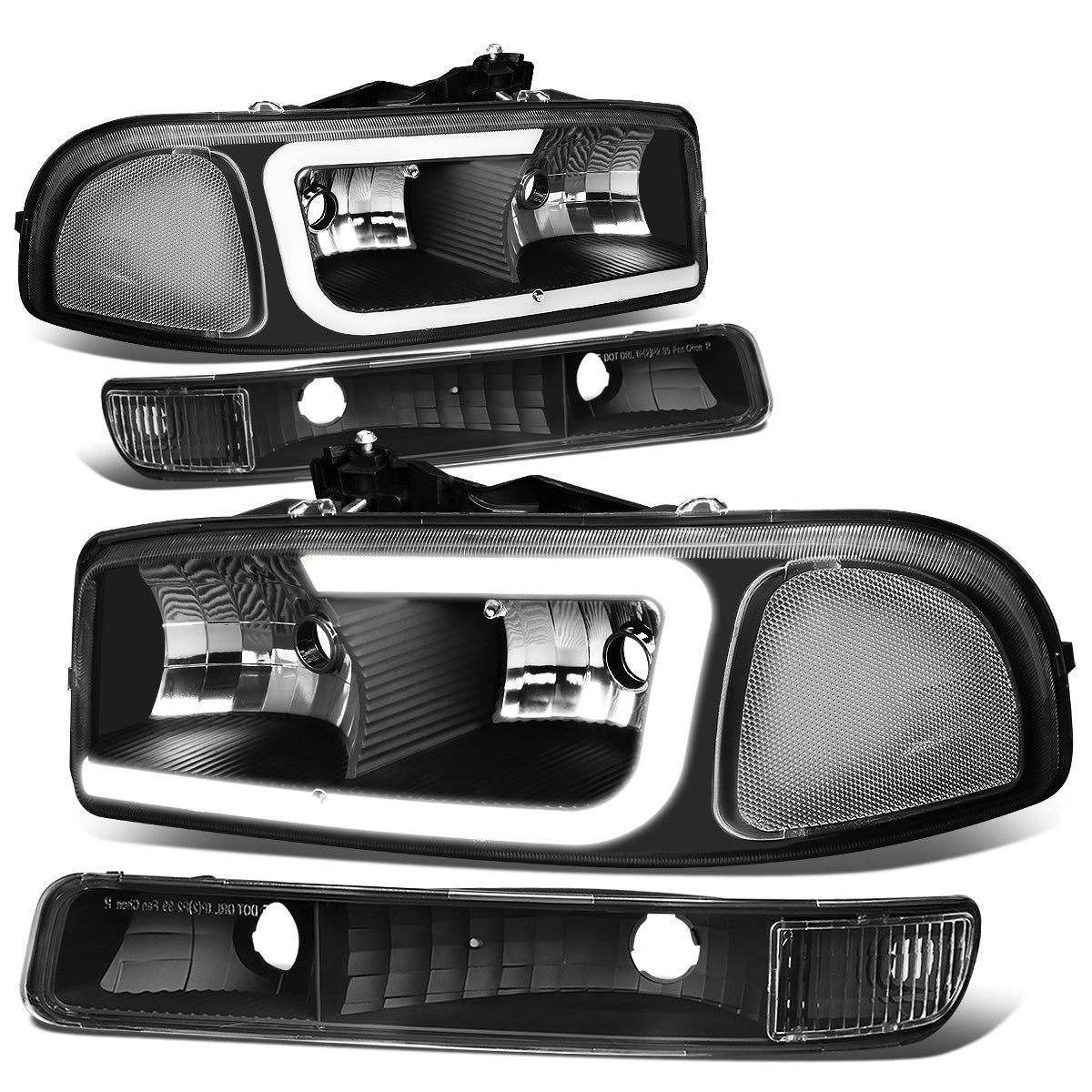 FAROS 99-07 GMC SIERRA 1500 / 01-07 GMC SIERRA 1500HD, SIERRA 2500HD, SIERRA 3500HD / 99-04 GMC SIERRA 2500 / 99-06 GMC YUKON / 00-06 GMC YUKON XL 1500, YUKON XL 2500 / 2001 GMC SIERRA C3 - DOES NOT FIT DENALI TRIMS / FITS 2007 CLASSIC MODELS ONLY - C-BAR