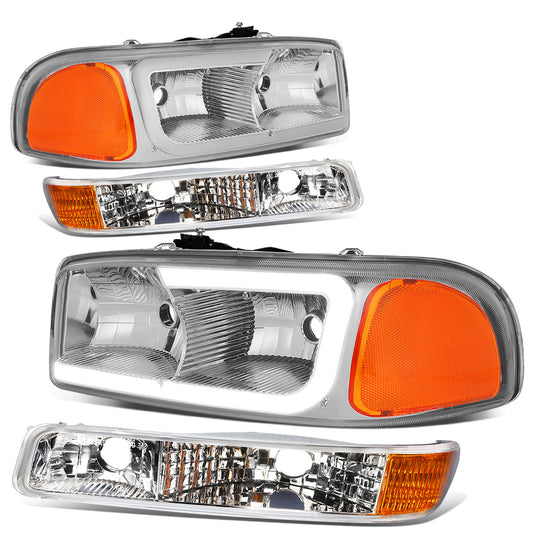 FAROS 99-07 GMC SIERRA 1500 / 01-07 GMC SIERRA 1500HD, SIERRA 2500HD, SIERRA 3500HD / 99-04 GMC SIERRA 2500 / 99-06 GMC YUKON / 00-06 GMC YUKON XL 1500, YUKON XL 2500 / 2001 GMC SIERRA C3 - DOES NOT FIT DENALI TRIMS / FITS 2007 CLASSIC MODELS ONLY - C-BAR