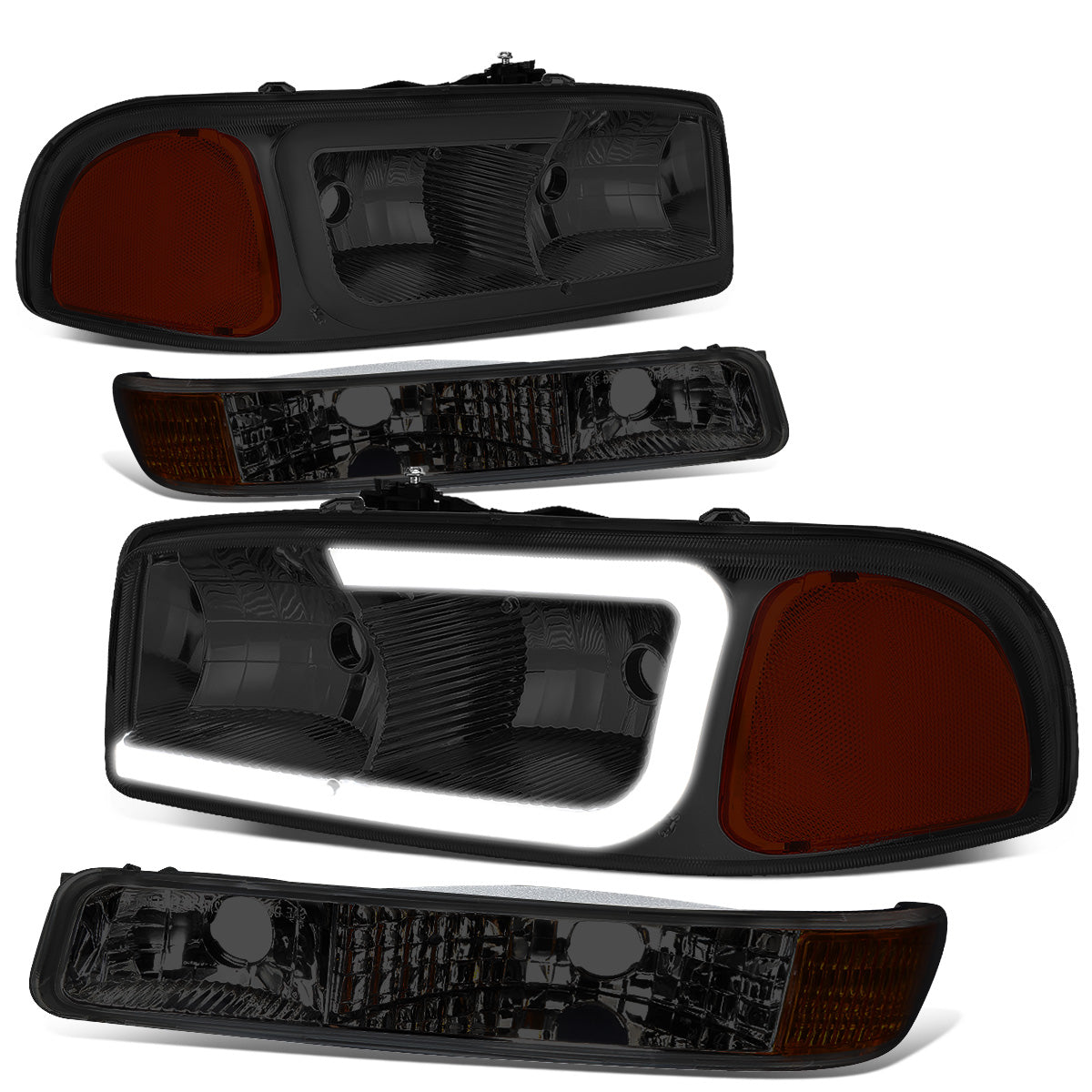 FAROS 99-07 GMC SIERRA 1500 / 01-07 GMC SIERRA 1500HD, SIERRA 2500HD, SIERRA 3500HD / 99-04 GMC SIERRA 2500 / 99-06 GMC YUKON / 00-06 GMC YUKON XL 1500, YUKON XL 2500 / 2001 GMC SIERRA C3 - DOES NOT FIT DENALI TRIMS / FITS 2007 CLASSIC MODELS ONLY - C-BAR