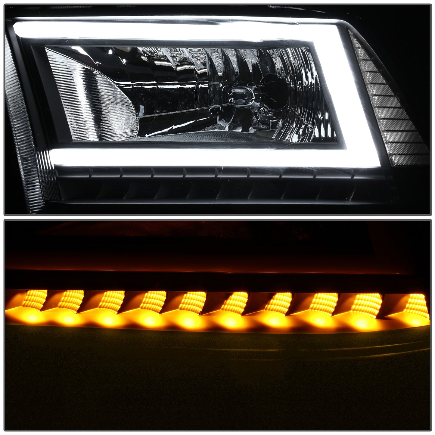 FAROS 10-18 RAM 1500-5500 - FIT DUAL OR QUAD HEADLIGHT MODELS - NOT FIT FACTORY PROJECTOR STYLE