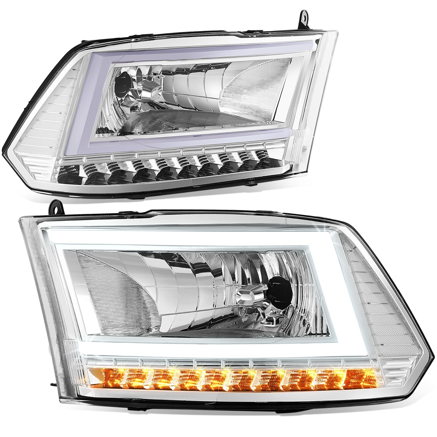 FAROS 10-18 RAM 1500-5500 - FIT DUAL OR QUAD HEADLIGHT MODELS - NOT FIT FACTORY PROJECTOR STYLE
