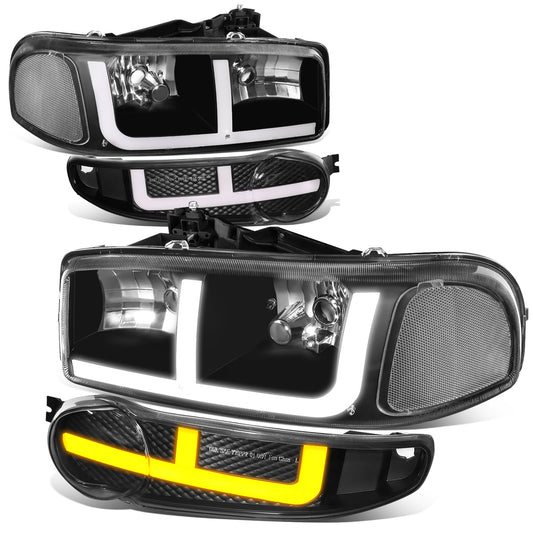 FAROS 2001 GMC SIERRA C3 / 02-06 GMC SIERRA 1500 DENALI / 07 GMC SIERRA 1500 DENALI CLASSIC / 01-06 GMC YUKON DENALI / 01-06 GMC YUKON XL 1500 DENALI - 9006 BULB TO BE USED FOR LOW BEAM. NOTCHING OF BULB BASE MAYBE REQUIRED TO FIT INTO 9005 BULB PLUG - OE