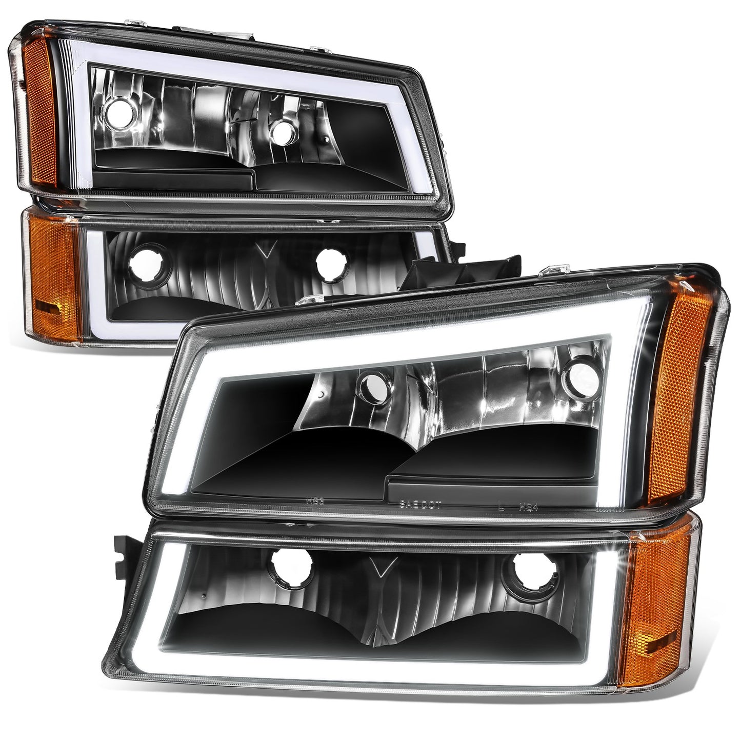 FAROS 03-06 CHEVY SILVERADO 1500, 2500, 2500HD, 3500, 3500HD, CHEVY AVALANCHE 1500, 2500 / 2007 SILVERADO 1500, 1500HD, 2500HD, 3500 CLASSIC - FITS AVALANCHE MODELS WITHOUT FACTORY CLADDING ONLY - REQUIRES WIRING TO EXISTING VEHICLE WIRING HARNESS - LED