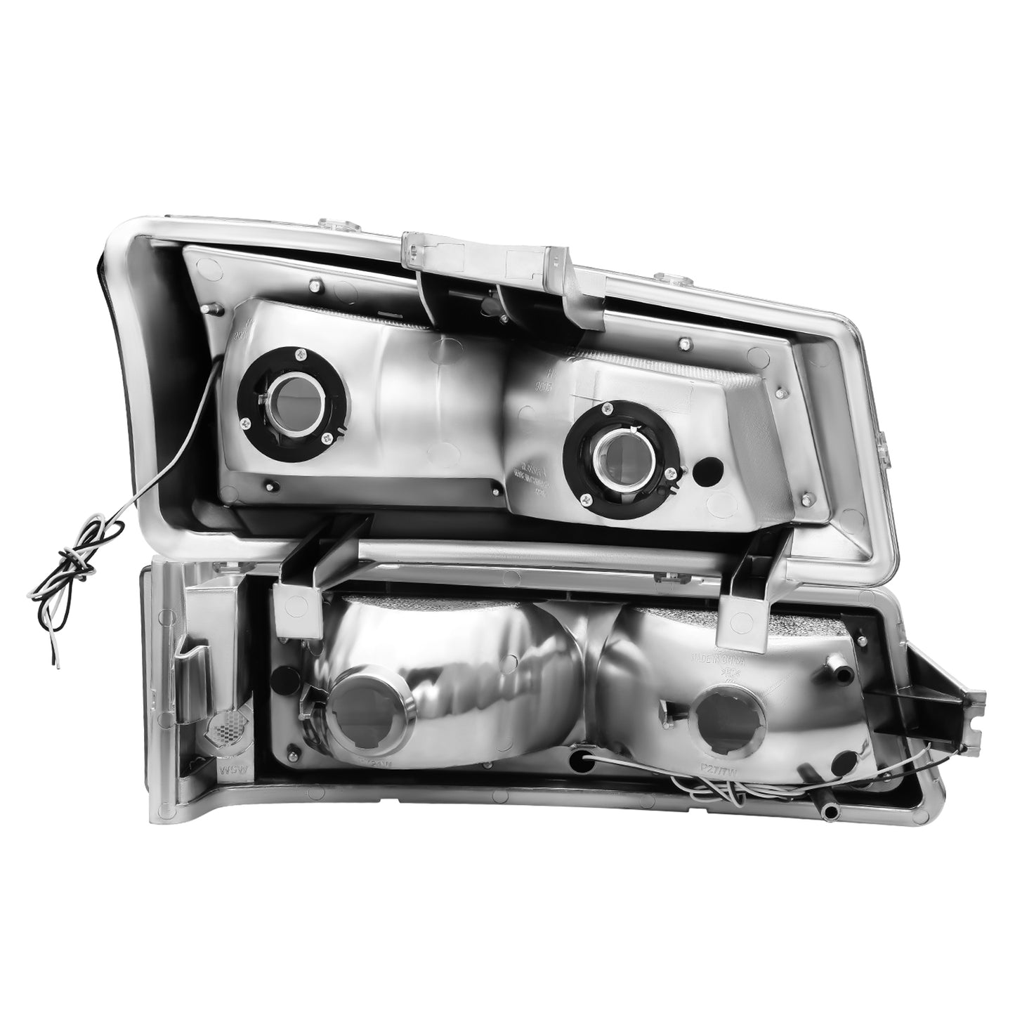 FAROS 03-06 CHEVY SILVERADO 1500, 2500, 2500HD, 3500, 3500HD, CHEVY AVALANCHE 1500, 2500 / 2007 SILVERADO 1500, 1500HD, 2500HD, 3500 CLASSIC - FITS AVALANCHE MODELS WITHOUT FACTORY CLADDING ONLY - REQUIRES WIRING TO EXISTING VEHICLE WIRING HARNESS - LED