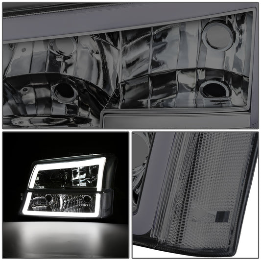 FAROS 03-06 CHEVY SILVERADO 1500, 2500, 2500HD, 3500, 3500HD, CHEVY AVALANCHE 1500, 2500 / 2007 SILVERADO 1500, 1500HD, 2500HD, 3500 CLASSIC - FITS AVALANCHE MODELS WITHOUT FACTORY CLADDING ONLY - REQUIRES WIRING TO EXISTING VEHICLE WIRING HARNESS - LED