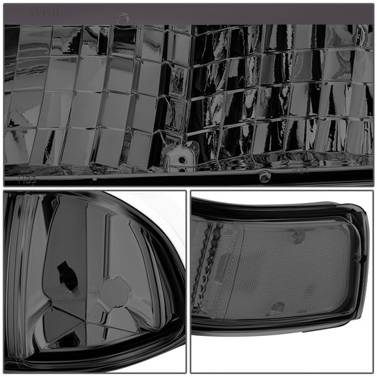 FAROS SMOKE LENS,CLEAR REFLECTOR,CHROME  HOUSING,4PCS,LED BAR