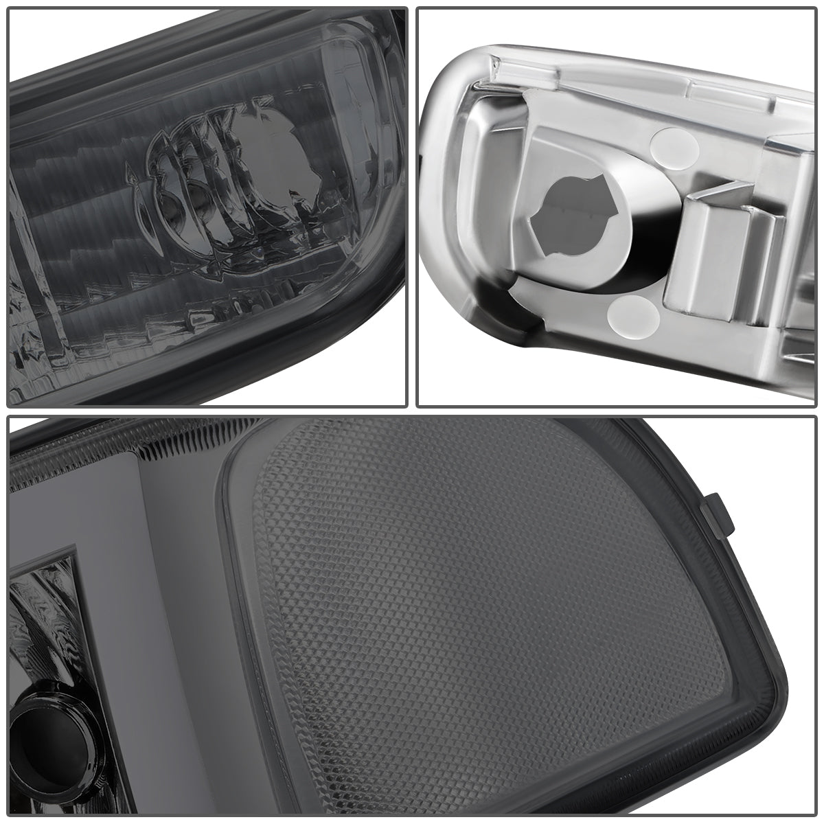 FAROS 99-06 GMC SIERRA 1500, GMC YUKON / 00-06 YUKON XL 1500, 2500 / 01-06 SIERRA 2500HD, 3500 / 2007 SIERRA 1500 CLASSIC, 2500HD CLASSIC, 3500 CLASSIC - EXCLUDES C3, DENALI MODELS - LED DRL - SWITCHBACK TURN SIGNAL - 4PC - SMOKE HOUSING / CLEAR CORNER