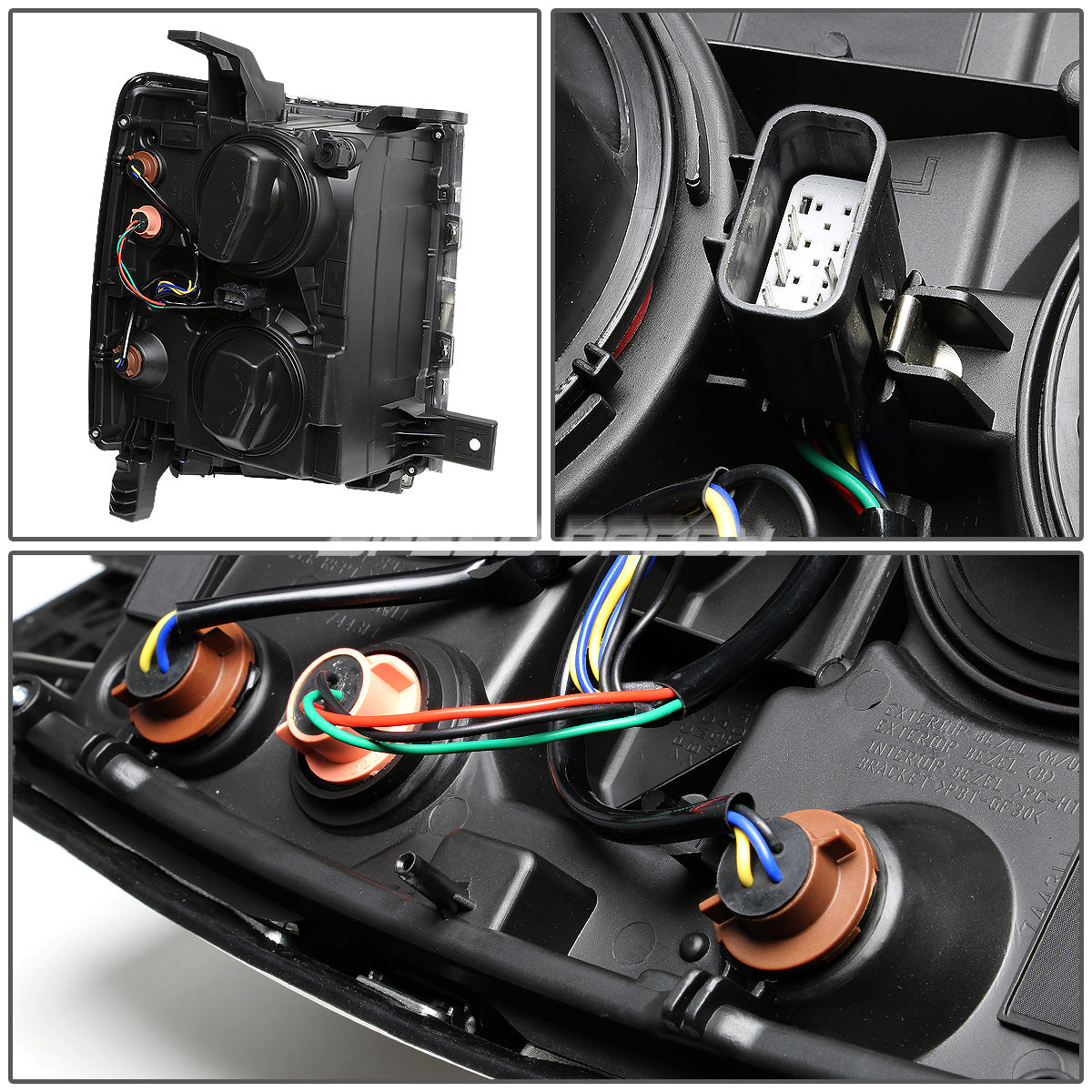 FAROS 14-15 CHEVY SILVERADO 1500, 2500HD, 3500HD 2/4-DOOR - LED DRL - CHROME HOUSING / AMBER CORNER - H11 LOW BEAM / 9005 HIGH BEAM