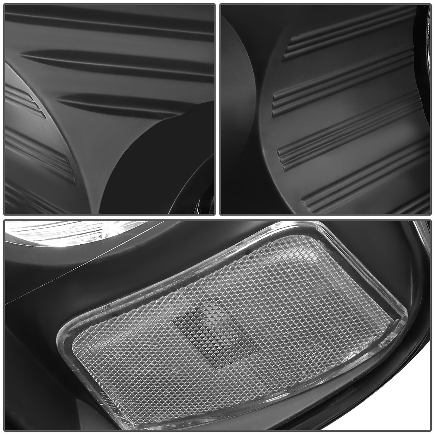 FAROS 04-08 FORD F-150 / 06-08 LINCOLN MARK LT - LED DRL - BLACK HOUSING / CLEAR CORNER