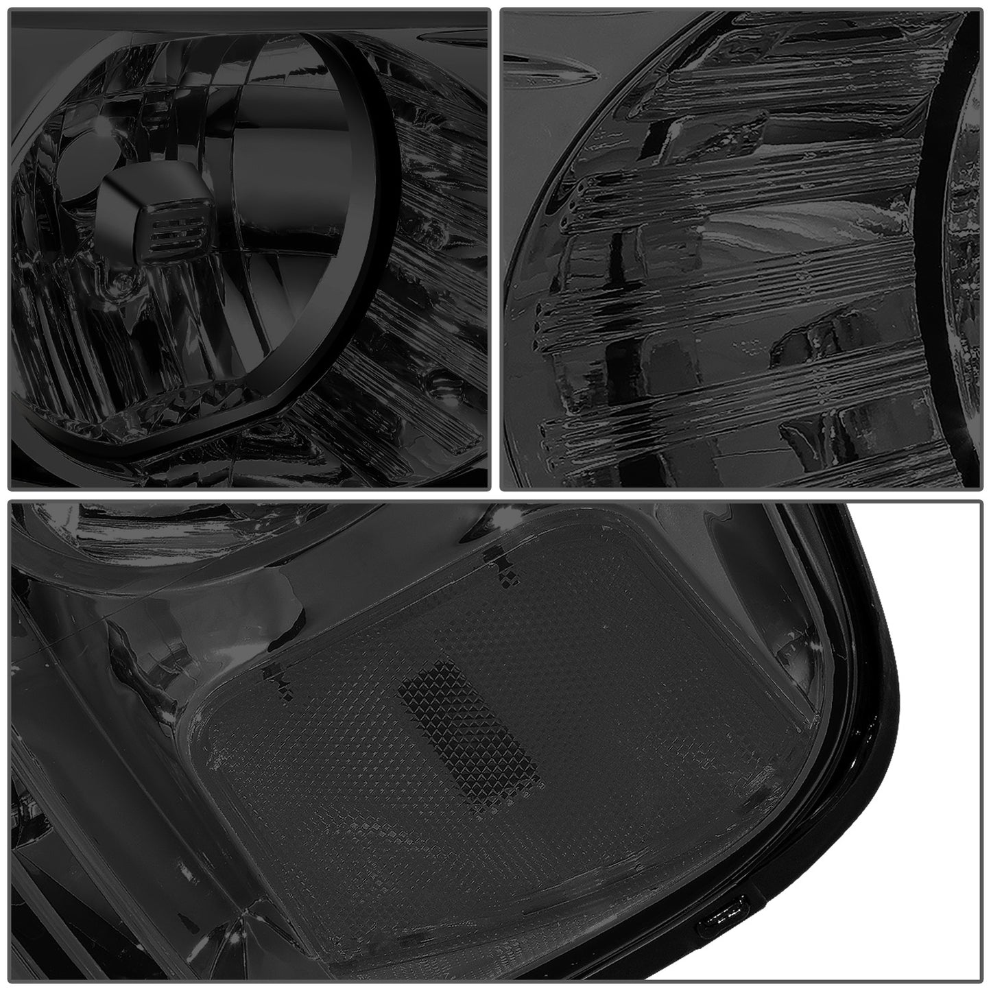 FAROS 04-08 FORD F-150 / 06-08 LINCOLN MARK LT - LED DRL - SMOKE HOUSING / CLEAR CORNER