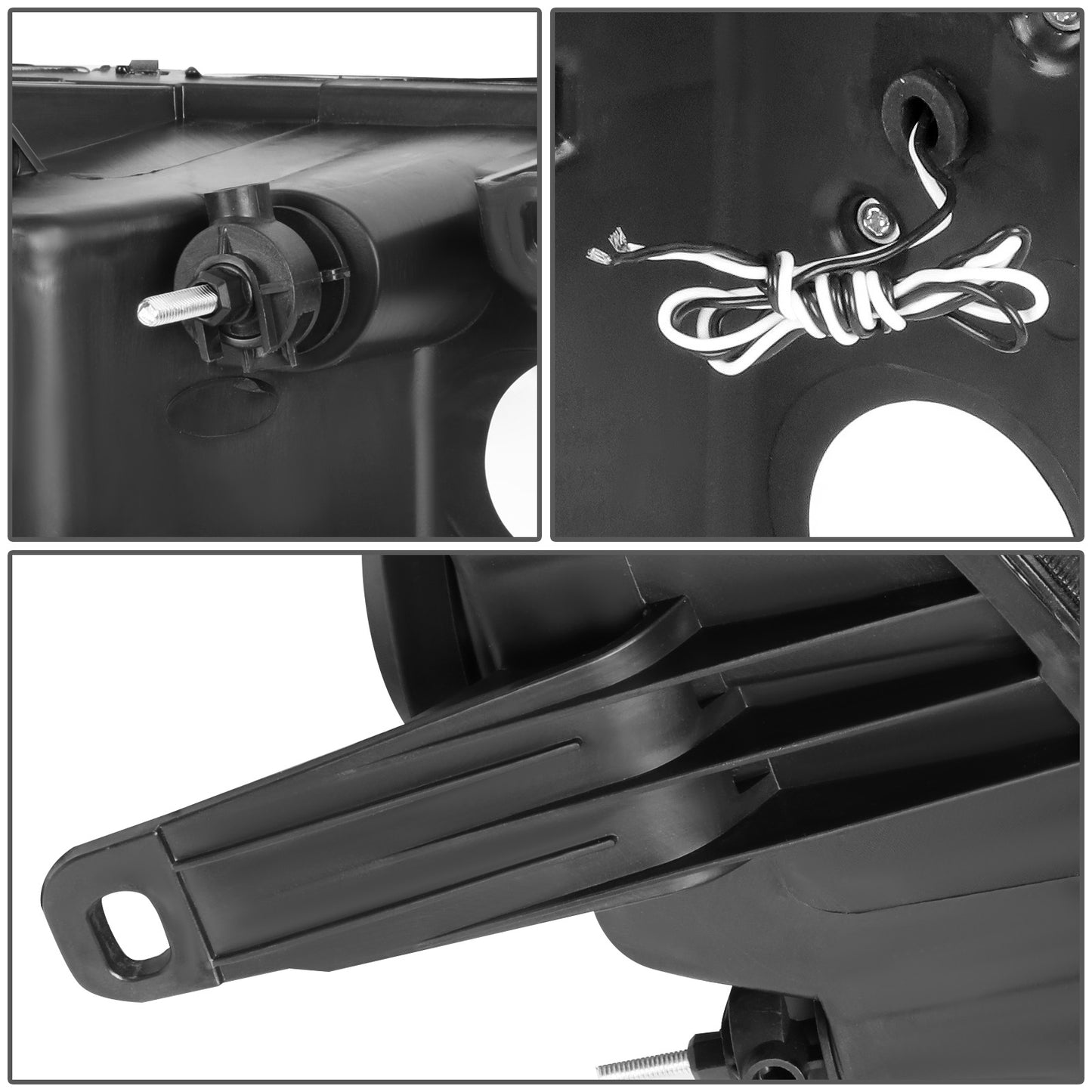 FAROS 07-13 GMC SIERRA 1500 / 07-14 GMC SIERRA 2500, 3500 - DOES NOT FIT 2007 CLASSIC STYLES - LED DRL STRIP - BLACK HOUSING / AMBER CORNER