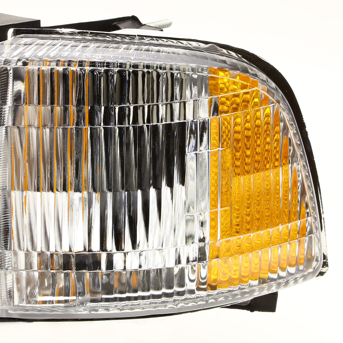 FAROS 94-02 DODGE RAM 2500 , 3500 / 94-01 RAM 1500 2/4-DOOR - DOES NOT FIT SPORT MODEL AND RAM VAN MODELS - LEFT - OEM STYLE - CHROME HOUSING / AMBER CORNER - 9004 LOW BEAM / HIGH BEAM