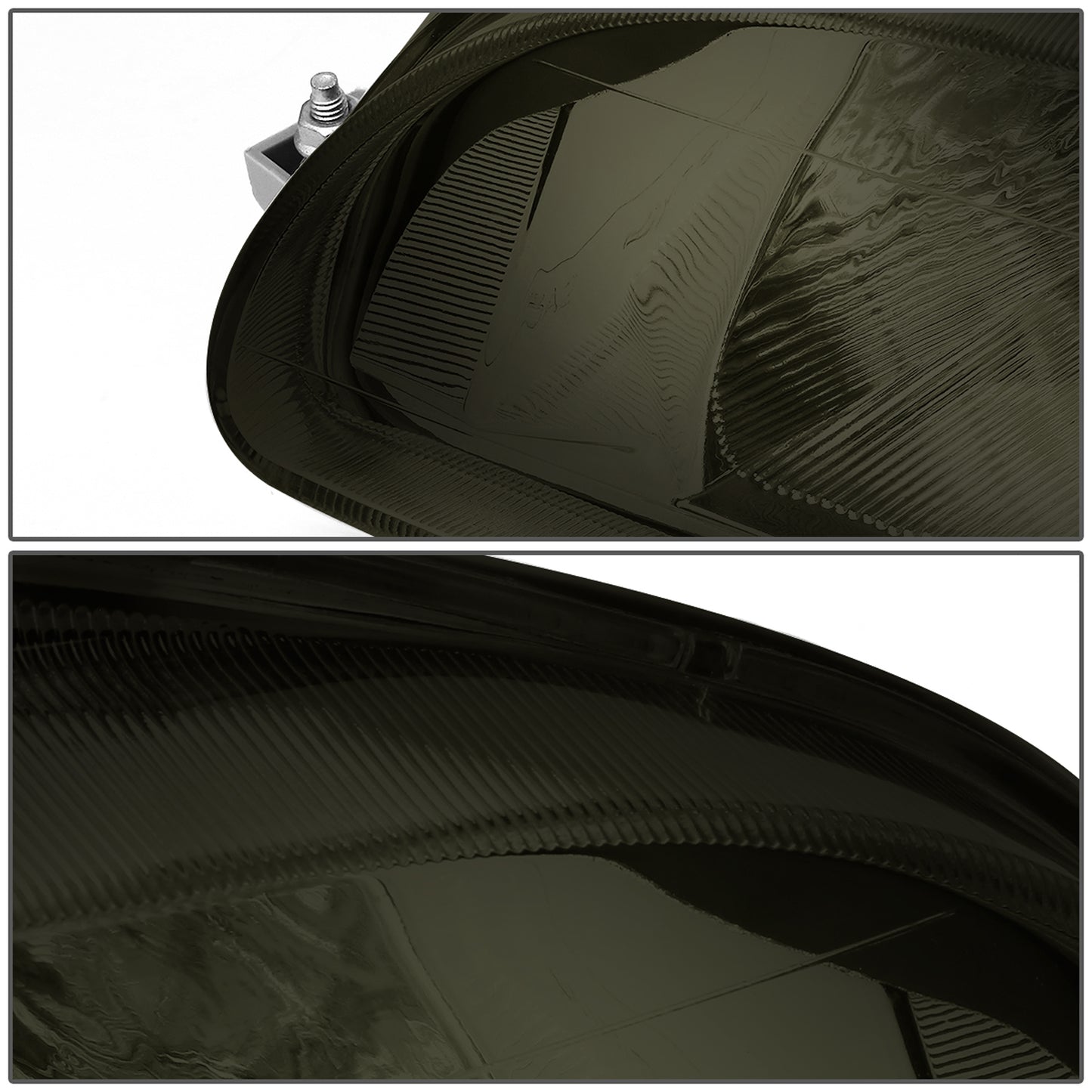 FAROS 92-95 HONDA CIVIC 2/3/4-DOOR - 2PC - SMOKE HOUSING - H4 LOW BEAM / HIGH BEAM