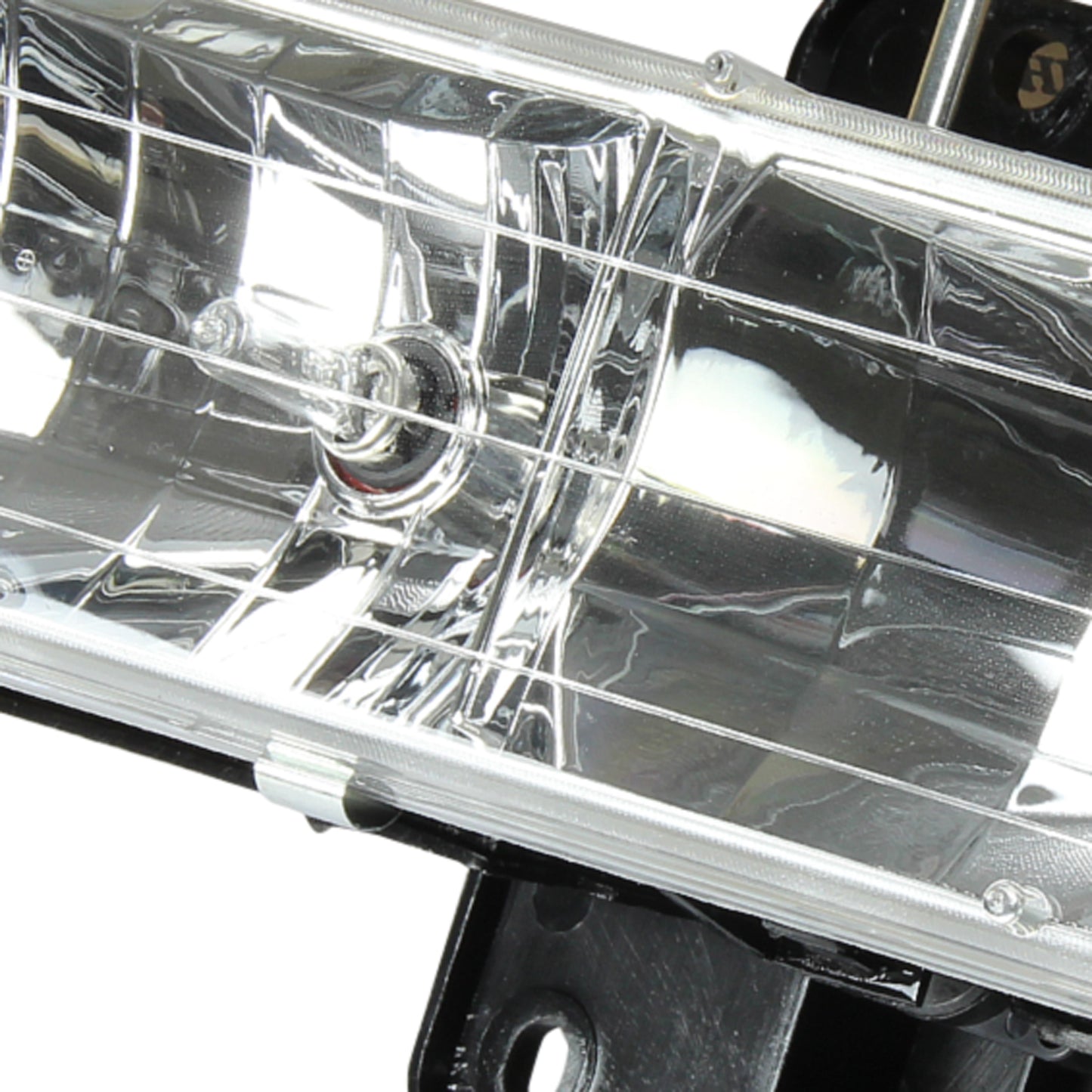 FAROS 94-98 CHEVY C10 2/4-DOOR - 8PC - CHROME HOUSING / CLEAR CORNER - 9006 LOW BEAM / 9005 HIGH BEAM