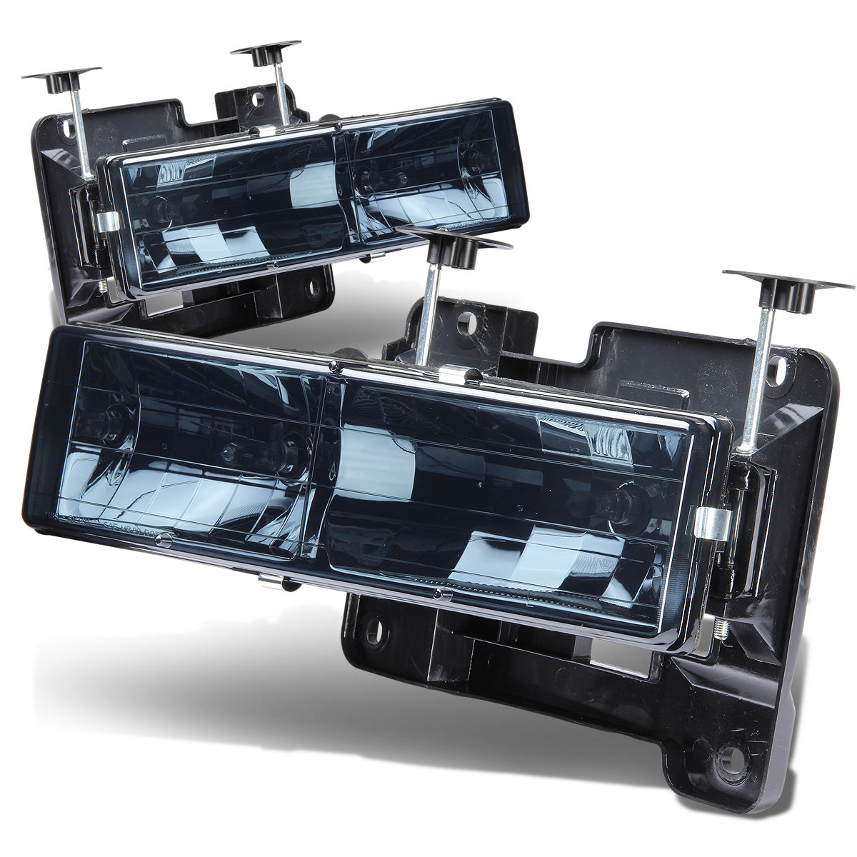 FAROS 88-98 CHEVY C10 2/4-DOOR - 2PC - SMOKE HOUSING - 9006 LOW BEAM / 9005 HIGH BEAM