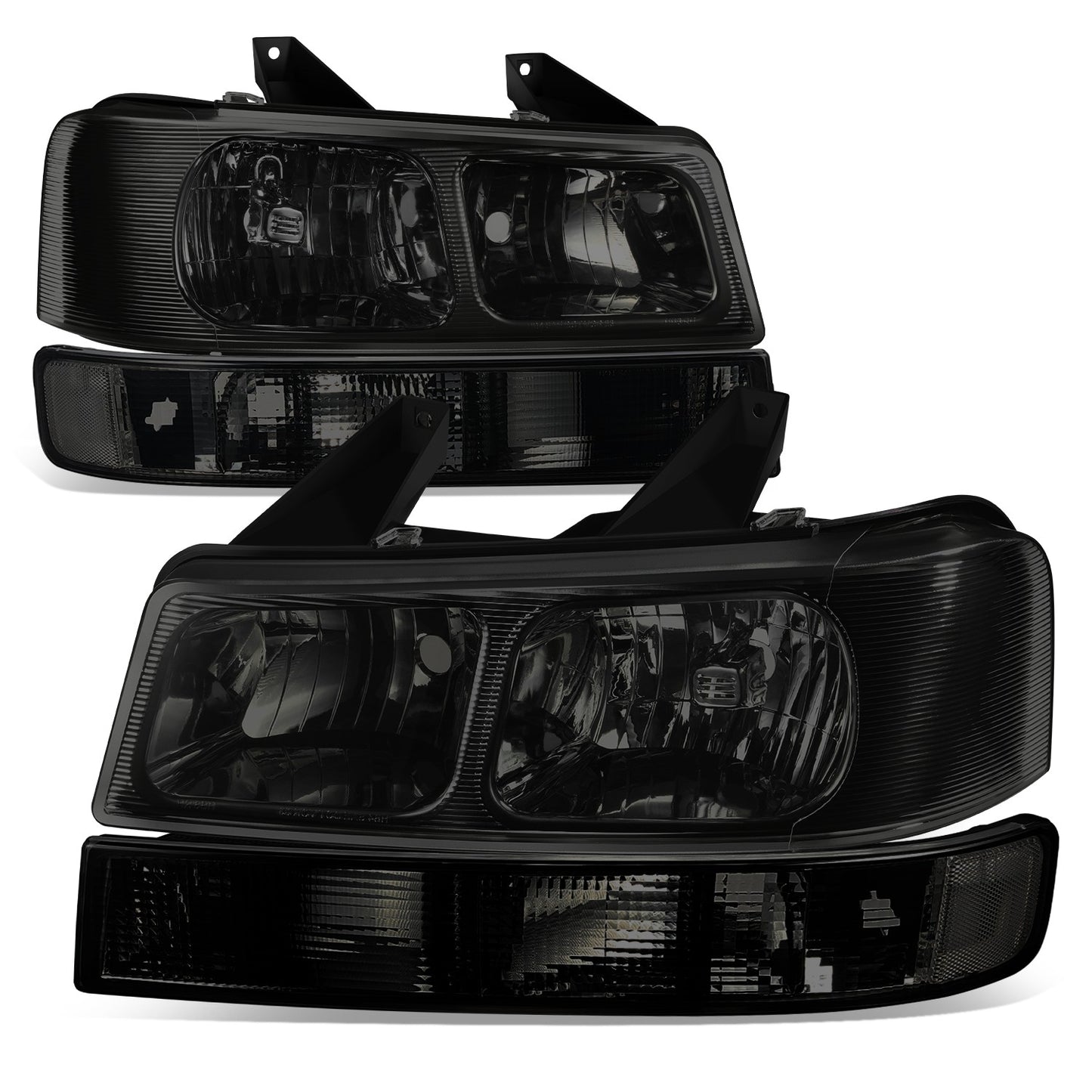 FAROS 4PCS - 03-14 CHEVROLET EXPRESS 1500 / 03-03 CHEVROLET EXPRESS 2500 / 03-23 CHEVROLET EXPRESS 3500 / 09-22 CHEVROLET EXPRESS 4500 / 03-14 GMC SAVANA 1500 / 03-23 GMC SAVANA 2500 / 03-23 GMC SAVANA 3500 / 09-22 GMC SAVANA 4500 - FITS MODELS WITH