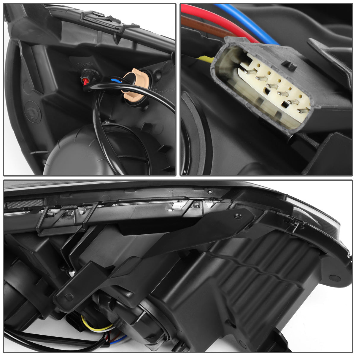 FAROS 16-17 CHEVROLET EQUINOX - PROJECTOR - BLACK HOUSING / AMBER CORNER - H11 LOW BEAM / 9005 HIGH BEAM