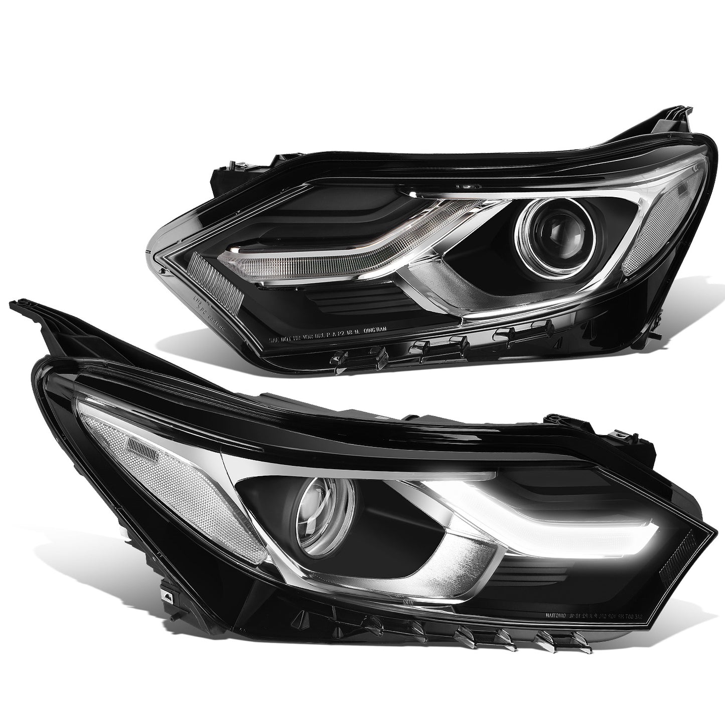 FAROS 18-21 CHEVROLET EQUINOX - ONLY FITS MODELS WITH FACTORY HALOGEN HEADLIGHTS - DOES NOT FIT HID XENON OR LED HEADLIGHT MODELS - PROJECTOR - LED DRL - CHROME HOUSING / CLEAR CORNER - 9012 H1R2 LOW BEAM / HIGH BEAM