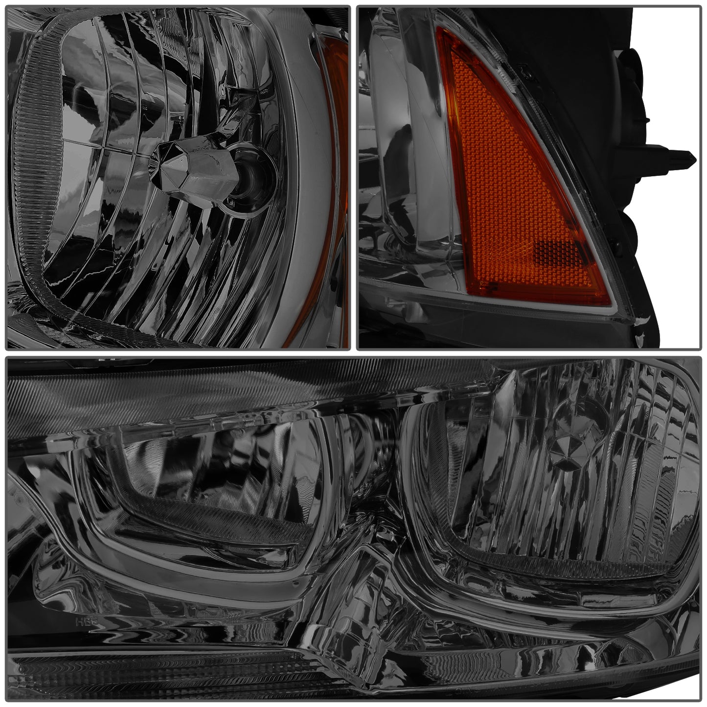 FAROS 11-14 DODGE CHARGER 4-DOOR - SMOKE HOUSING / AMBER CORNER - H11 LOW BEAM / 9005 HIGH BEAM