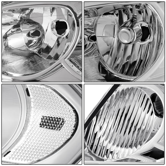 FAROS 06-13 CHEVROLET IMPALA / 14-16 CHEVROLET IMPALA LIMITED / 06-07 CHEVROLET MONTE CARLO - H9 HIGH BEAM / H11 LOW BEAM / 194 SIDE MARKER - CHROME HOUSING / CLEAR CORNER