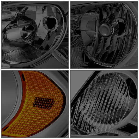 FAROS 06-13 CHEVROLET IMPALA / 14-16 CHEVROLET IMPALA LIMITED / 06-07 CHEVROLET MONTE CARLO - H9 HIGH BEAM / H11 LOW BEAM / 194 SIDE MARKER - SMOKED HOUSING / AMBER CORNER