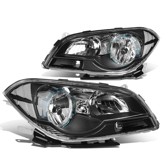 FAROS 08-12 CHEVROLET MALIBU - BLACK HOUSING / CLEAR CORNER - H11 LOW BEAM / H9 HIGH BEAM