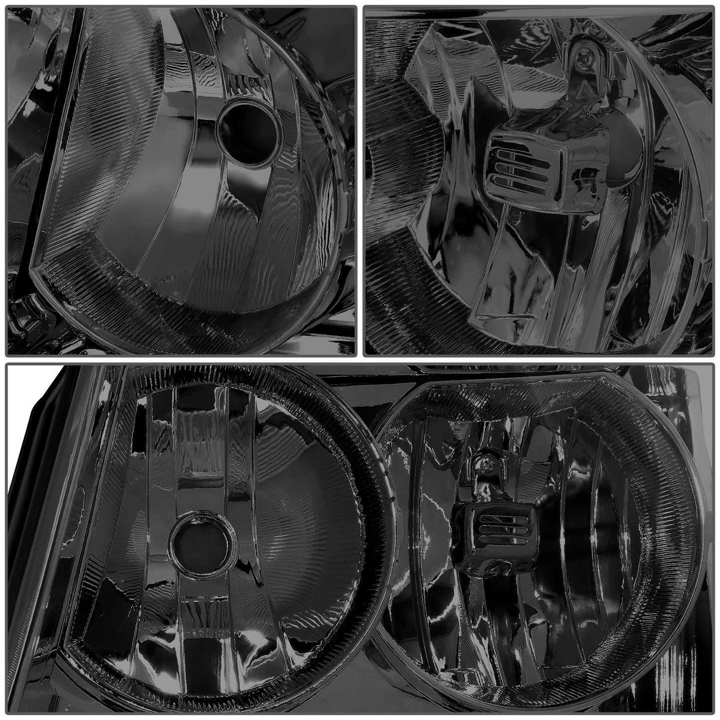 FAROS 07-14 CHEVY TAHOE / 07-13 CHEVY AVALANCHE / 07-14 CHEVY SUBURBAN 1500 / 07-13 CHEVY SUBURBAN 2500 - SMOKE HOUSING / CLEAR CORNER - H11 LOW BEAM / 9005 HIGH BEAM