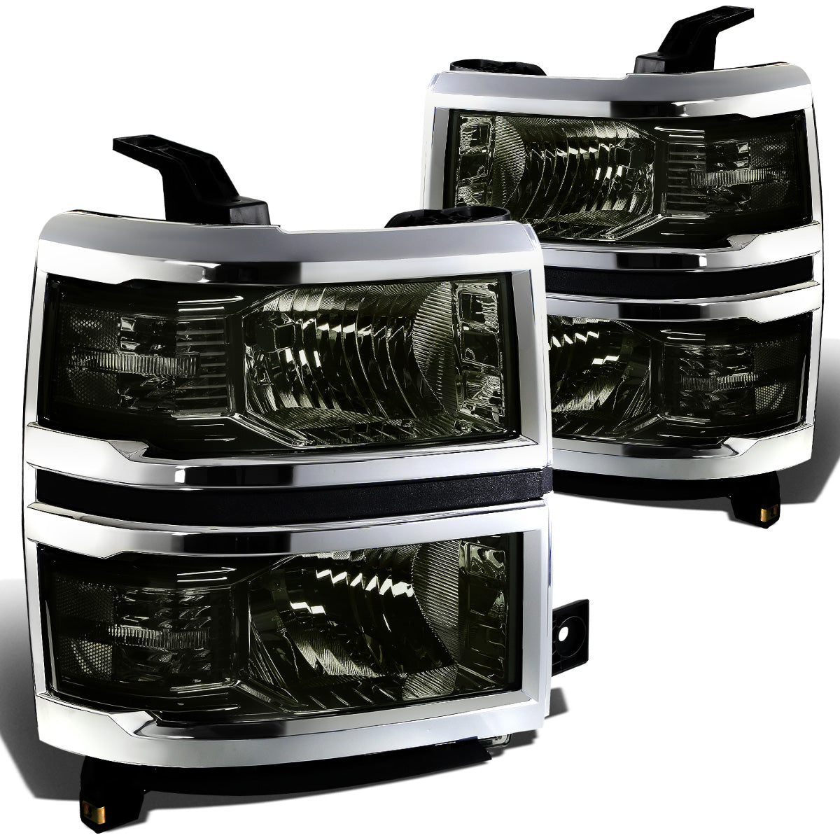 FAROS 14-15 CHEVY SILVERADO 1500 - SMOKE HOUSING / CLEAR CORNER - H11 LOW BEAM / 9005 HIGH BEAM