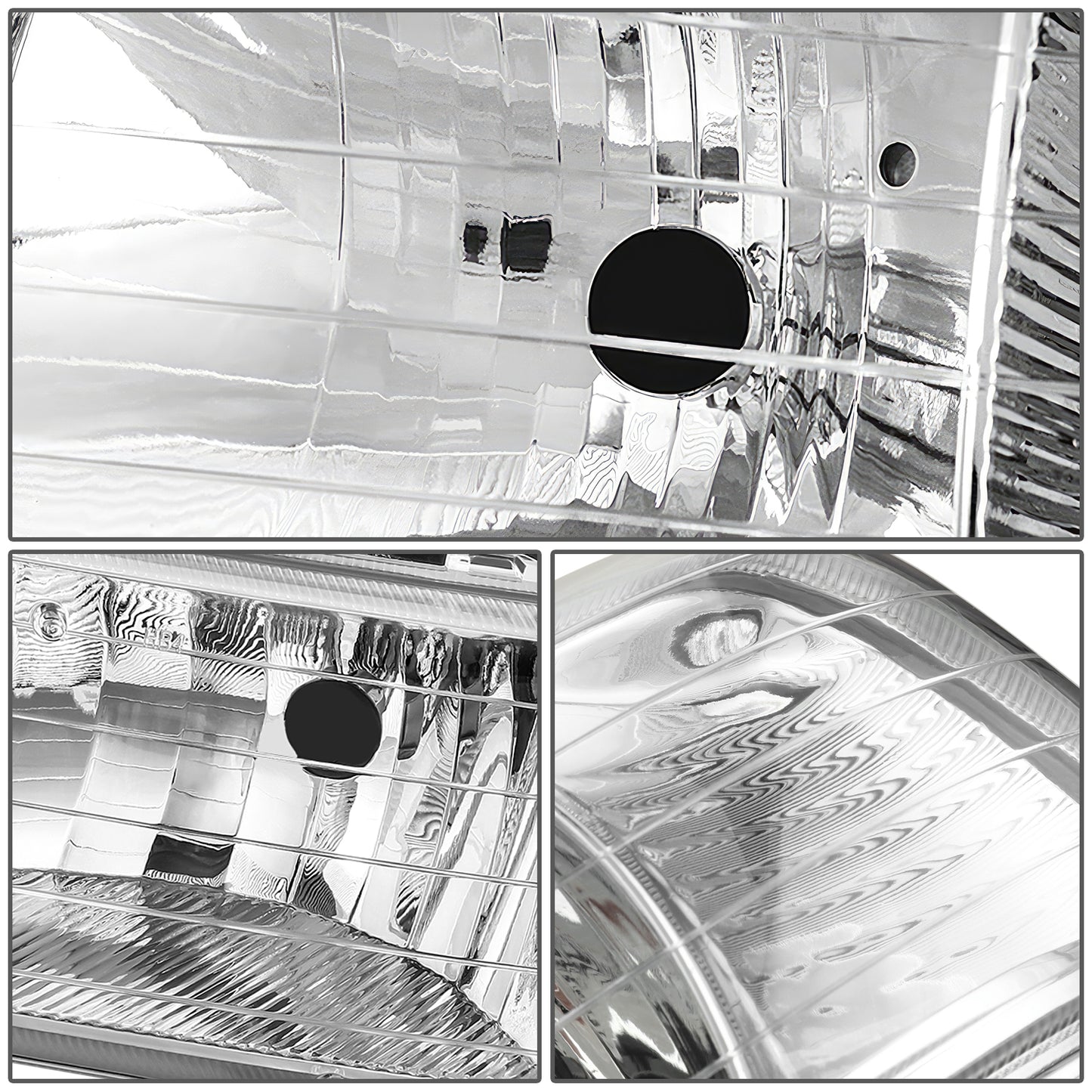 FAROS 99-02 CHEVY SILVERADO/AVALANCHE//WHITE HOOD, WHITE REVERSE, BRIGHT BOTTOM 4P LIGHT WITH BLUE LIGHT BULB