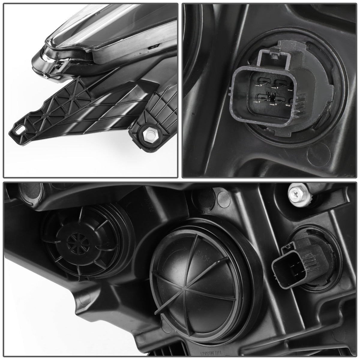 FAROS 13-17 CHEVY TRAVERSE - CHROME HOUSING / CLEAR CORNER - H11 LOW BEAM / H7 HIGH BEAM