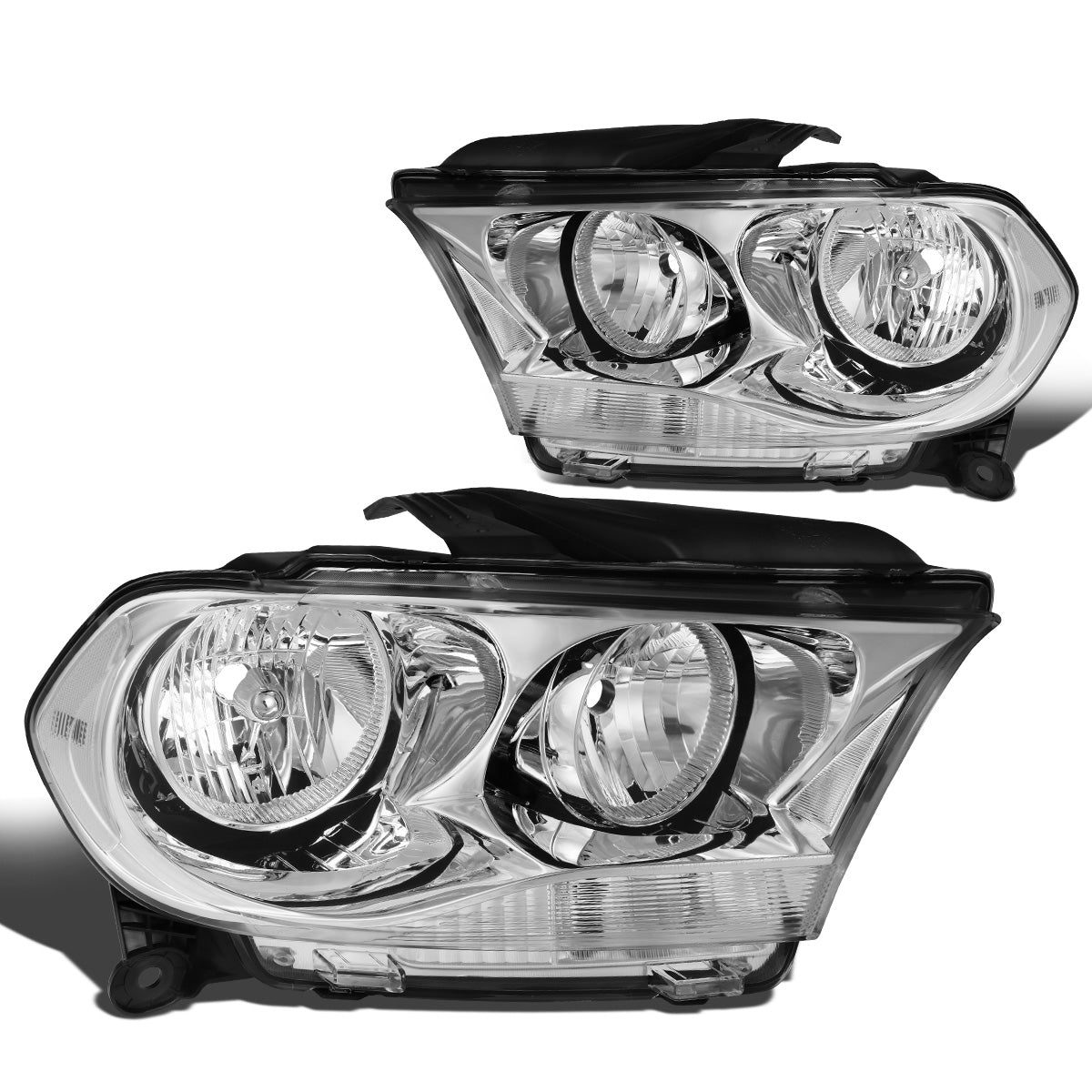 FAROS 11-13 DODGE DURANGO - CHROME HOUSING / CLEAR CORNER - H11 LOW BEAM / 9005 HIGH BEAM