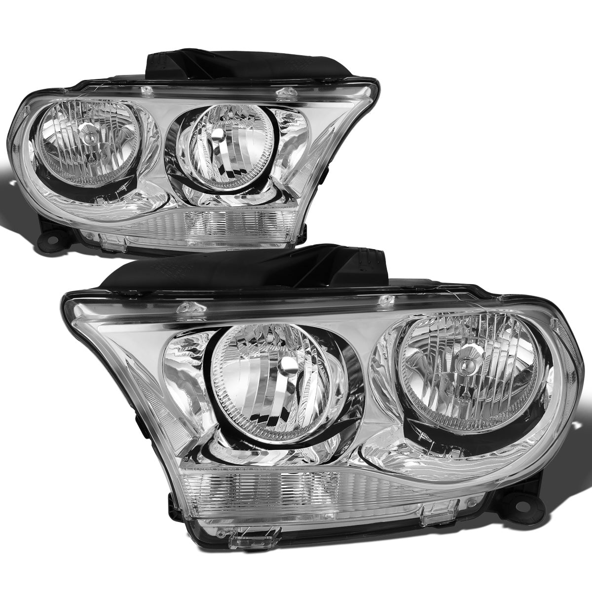 FAROS 11-13 DODGE DURANGO - CHROME HOUSING / CLEAR CORNER - H11 LOW BEAM / 9005 HIGH BEAM