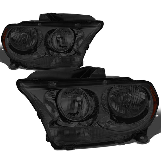 FAROS 11-13 DODGE DURANGO - SMOKE HOUSING / AMBER CORNER - H11 LOW BEAM / 9005 HIGH BEAM
