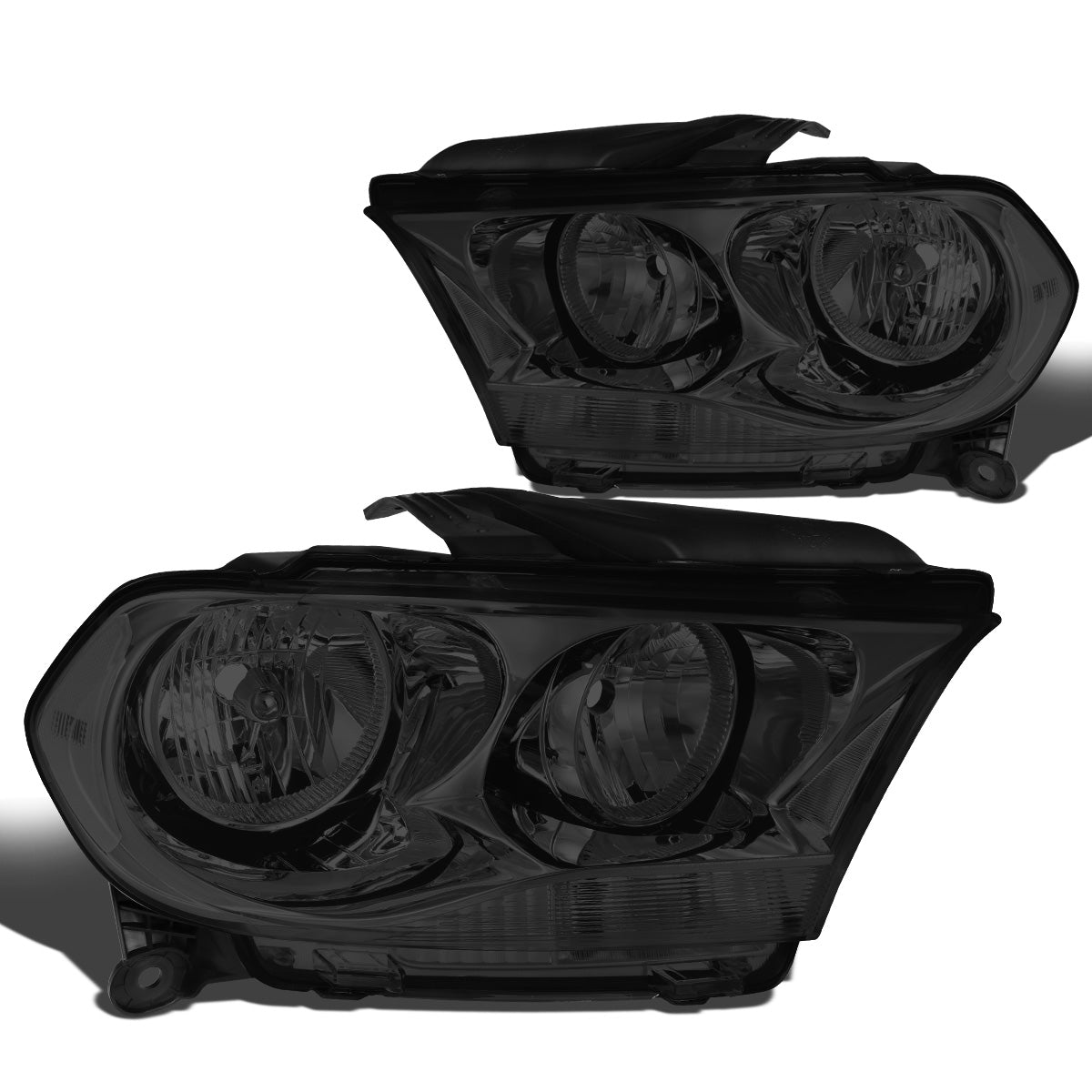 FAROS 11-13 DODGE DURANGO - SMOKE HOUSING / CLEAR CORNER - H11 LOW BEAM / 9005 HIGH BEAM