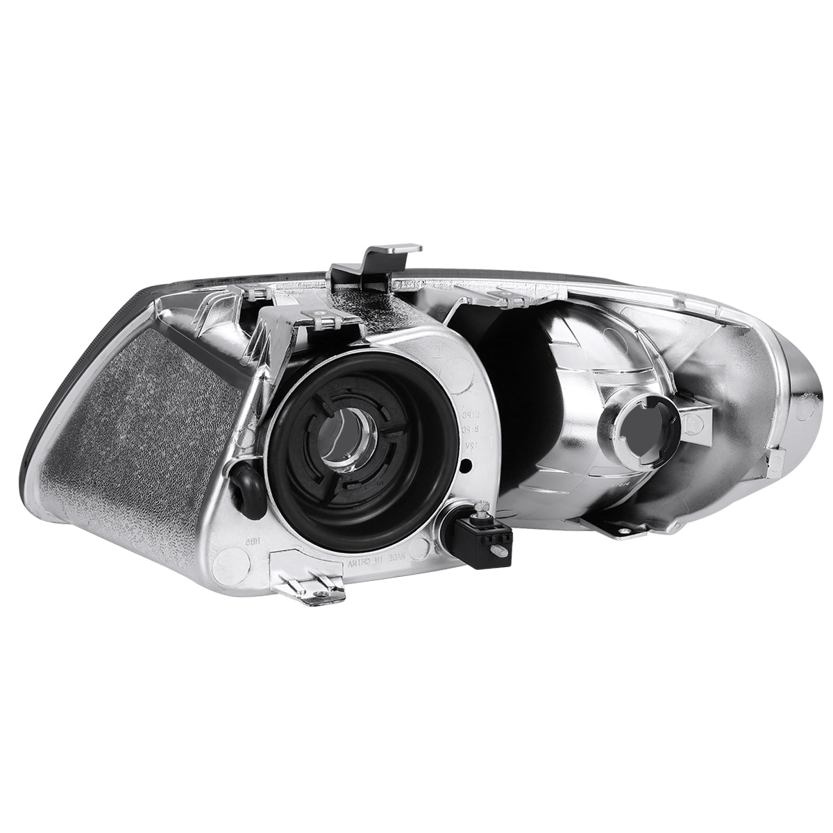 FAROS 01-07 CHRYSLER TOWN & COUNTRY / 01-07 DODGE CARAVAN / 01-07 DODGE GRAND CARAVAN / 01-03 CHRYSLER VOYAGER - FIT MODELS WITH 113 WHEEL BASE ONLY - OE STYLE - CHROME HOUSING / SMOKED LENS / AMBER CORNER - 9007 LOW BEAM / HIGH BEAM