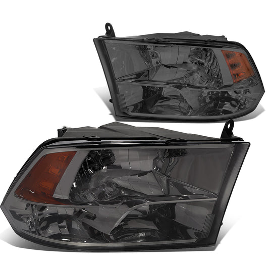 FAROS 09-10 DODGE RAM 1500 / 2010 DODGE RAM 2500, 3500 / 11-18 DODGE RAM 1500, 2500, 3500, 4500, 5500 - FITS 2009 NEW BODY STLYLE MODELS ONLY - WILL NOT FIT MODELS IWTH FACTORY PROJECTOR LED STYLE HEADLIGHTS - ONLY FITS MODELS WITH QUAD HEADLAMPS - SMOKE